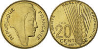Frankreich 20 Centimes Münze, Paris, STGL, Cupro-nickel, Gadoury:327 -