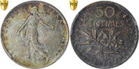 Frankreich 50 Centimes Semeuse, Paris, Silber, PCGS, Gadoury:420 -