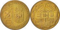 Niederlande Ecu Münze, Beatrix, Utrecht, VZ, Messing, KM:20 -