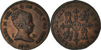 Spanien Maravedi Münze, Isabel II, Jubia, VZ+, Kupfer, KM:525.1 -
