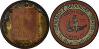 Frankreich 10 Centimes Münze, Peinture Matolin, Timbre-Monnaie, VZ, Métal -