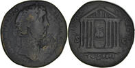 Sesterz Münze, Antoninus Pius, Rome, SS, Bronze, RIC:990 -
