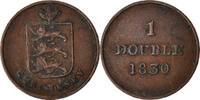 Guernsey Double Münze -