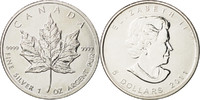 Kanada 5 Dollars Münze, Elizabeth II, Royal Canadian Mint, UNZ, Silber -