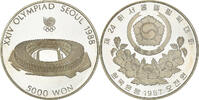 KOREA-SOUTH 5000 Won Münze, BE, STGL, Silber, KM:60 -