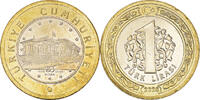 Türkei Lira Münze, Centenaire de la Grande Assemblée nationale, UNZ -