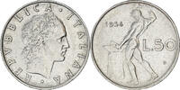 Italien 50 Lire Münze, Rome, SS, Stainless Steel, KM:95.1 -