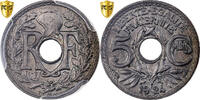 Frankreich 5 Centimes Lindauer, Paris, Kupfer-Nickel, PCGS -