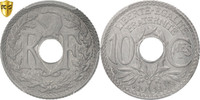 Frankreich 10 Centimes Münze, Paris, PCGS, MS65, STGL, Zinc, KM:897 -