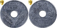 Frankreich 20 Centimes Paris, Zinc, PCGS, Gadoury:321, KM:900.2 -