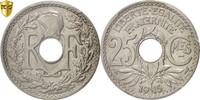 Frankreich 25 Centimes Münze, Lindauer, Paris, PCGS, MS64, UNZ+ -