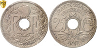 Frankreich 25 Centimes Münze, Lindauer, Paris, PCGS, MS63, UNZ -