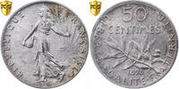 Frankreich 50 Centimes Semeuse, Paris, Silber, PCGS, Gadoury:420 -