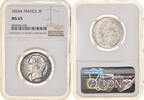 Frankreich 2 Francs Münze, Napoleon III, Napoléon III, Paris, NGC -