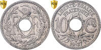 Frankreich 10 Centimes Lindauer, Paris, Kupfer-Nickel, PCGS -