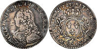 Frankreich 12 Sols, 1/10 ECU Münze, Louis XV, 1/10 Écu aux branches d'olivier, 12 Sols, 1/10 -