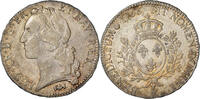 Frankreich Ecu Münze, Louis XV, Écu au bandeau, Bordeaux, SS, Silber -