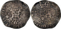 Spanische Niederlande 1/4 Patagon Münze, TOURNAI, Philip IV, Tournai -