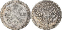 AUSTRIAN NETHERLANDS 1/2 Kronenthaler Münze, Maria Theresa, Brussels -