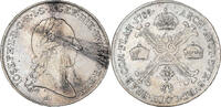 AUSTRIAN NETHERLANDS 1/2 Kronenthaler Münze, Joseph II, Vienne, S+ -