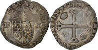 Frankreich Douzain du Dauphiné Münze, Henri IV, Grenoble, S, Billon -