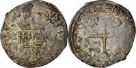 Frankreich Douzain du Dauphiné Münze, Henri IV, Grenoble, S, Billon -