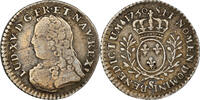Frankreich 6 Sols, 1/20 ECU Münze, Louis XV, 1/20 Écu aux branches d'olivier (6 sols), 6 -