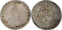 Frankreich 1/10 Écu aux branches d'olivier Münze, Louis XV, Reims, S+ -