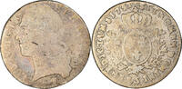 Frankreich 1/10 Écu au bandeau Münze, Louis XV, Reims, SGE, Silber -