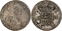 Spanische Niederlande Escalin Münze, BRABANT, Charles II, Antwerpen, S -