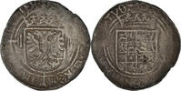 Belgien 1/2 Réal Münze, Charles Quint, Maastricht, S, Silber, Boudeau:2296 -