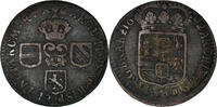 Spanische Niederlande Liard, 12 Mites Münze, BRABANT, Charles II -