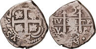 Bolivien 2 Reales Spanish Colony, Philip V, Potosi, COB, Silber, S -