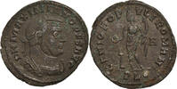 Follis Münze, Maximianus, Lyon - Lugdunum, SS+, Bronze, RIC:98b -