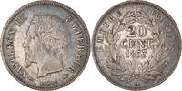 Frankreich 20 Centimes Münze, Napoleon III, Napoléon III, Paris, SS -
