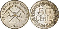 Frankreich 50 Centimes jeton, Littoral Deuxième Lot, Cie. Des Mines, VZ -