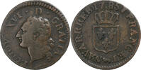 Frankreich Liard de Béarn Louis XVI, Pau, Kupfer, S -