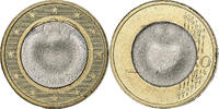 Deutschland 1 Euro error split core, Munich, Bi-Metallic, VZ -