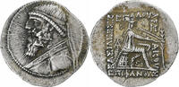Tetradrachm Kingdom of Parthia, Mithradates II, Seleukeia on the -