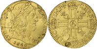 Double louis d or à la croisette 1640 Paris Frankreich Louis XIII, Paris, Gold SS