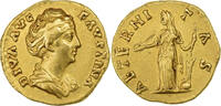 Aureus Diva Faustina I, Rome, Gold, SS+, RIC:349B -