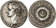 Frankreich Medaille Tiberius, Reproduction - dupondius, MDP, Silber, SS+ -