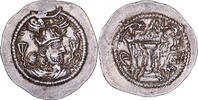 Drachm Sasanian Kings, Peroz I, Silber, SS+ -