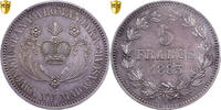 Madagascar 5 Francs Ranavalona III, MDP, Specimen, Silber, PCGS, UNC -