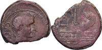 Dupondius Gaul, Octavian, Narbo, Bronze, S+, RPC:I-518 -