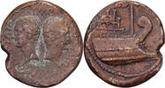 Dupondius Gaul, Octavian & Divus Julius Caesar, Vienna, Bronze, SS -