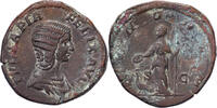 Sesterz Julia Domna, Rome, Bronze, SS, RIC:585b -
