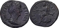 Dupondius/As Diva Faustina I, Rome, Bronze, SS+, RIC:1159b -