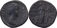 Sesterz Diva Faustina I, Rome, Bronze, S+, RIC:1130 -