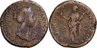 Sesterz Faustina II, Rome, Bronze, S+, RIC:1386B -